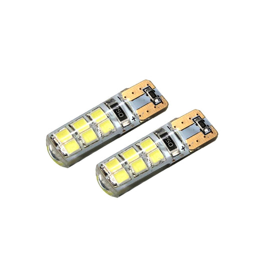 Car Exterior Led T10 Fish Bulb Plastic Housing White     02 Pcs/Set Blister Pack 02 Pcs/Pack Fy-103 (China)