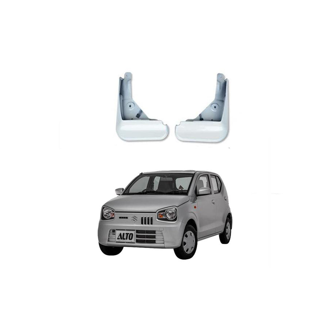 Car Mudflaps Suzuki Alto 2020 Silver 02 Pcs/Set Colour Box Pack (Pakistan)