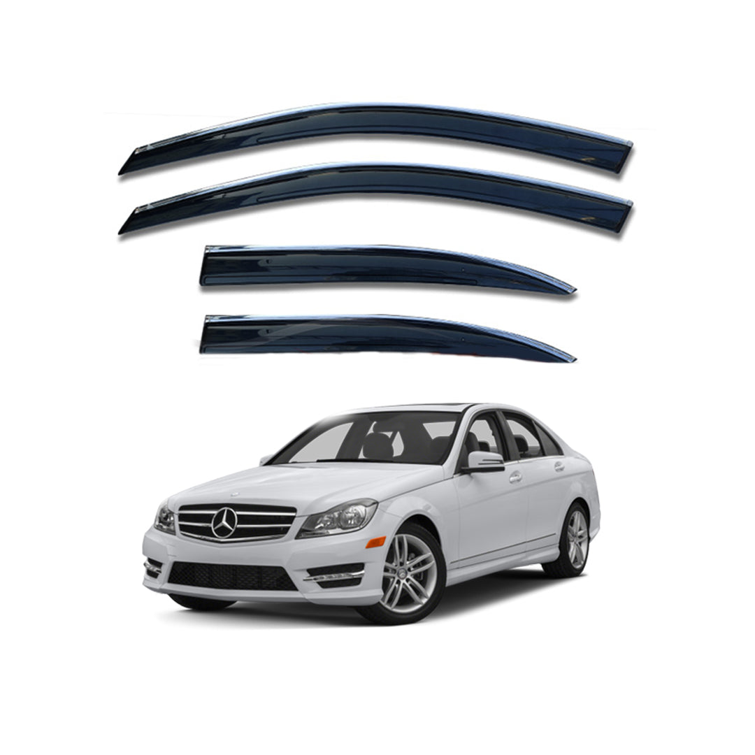 Air Press Klg Injection Type Original Design With Chrome Border Clip Fitting Mercedes C-Class 2014 Colour Box Pack 04 Pcs/Pack Smoke (China)