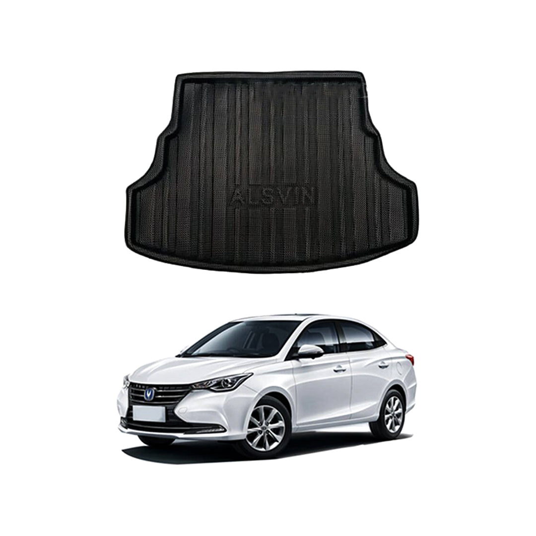 Car Trunk Mat Pvc Material Changan Alsvin 2021 Black Alsvin Logo 01 Pc/Set (China)