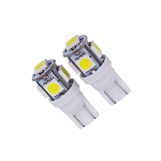 Car Exterior Led T10 Fish Bulb  White     02 Pcs/Set Blister Pack 02 Pcs/Pack Fy-109