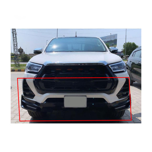 Body Kit/Lip Only Front Side Toyota Revo 2021 Oem Design Fgm With Led  01 Pc/Set Solid Black Colour