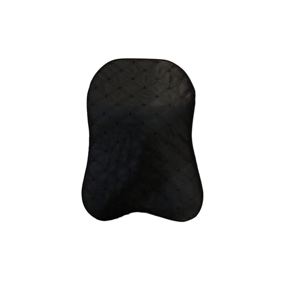 Car Back Rest Cushion Pvc 7D Material   Large Size Black 01 Pc/Pack Poly Bag Pack