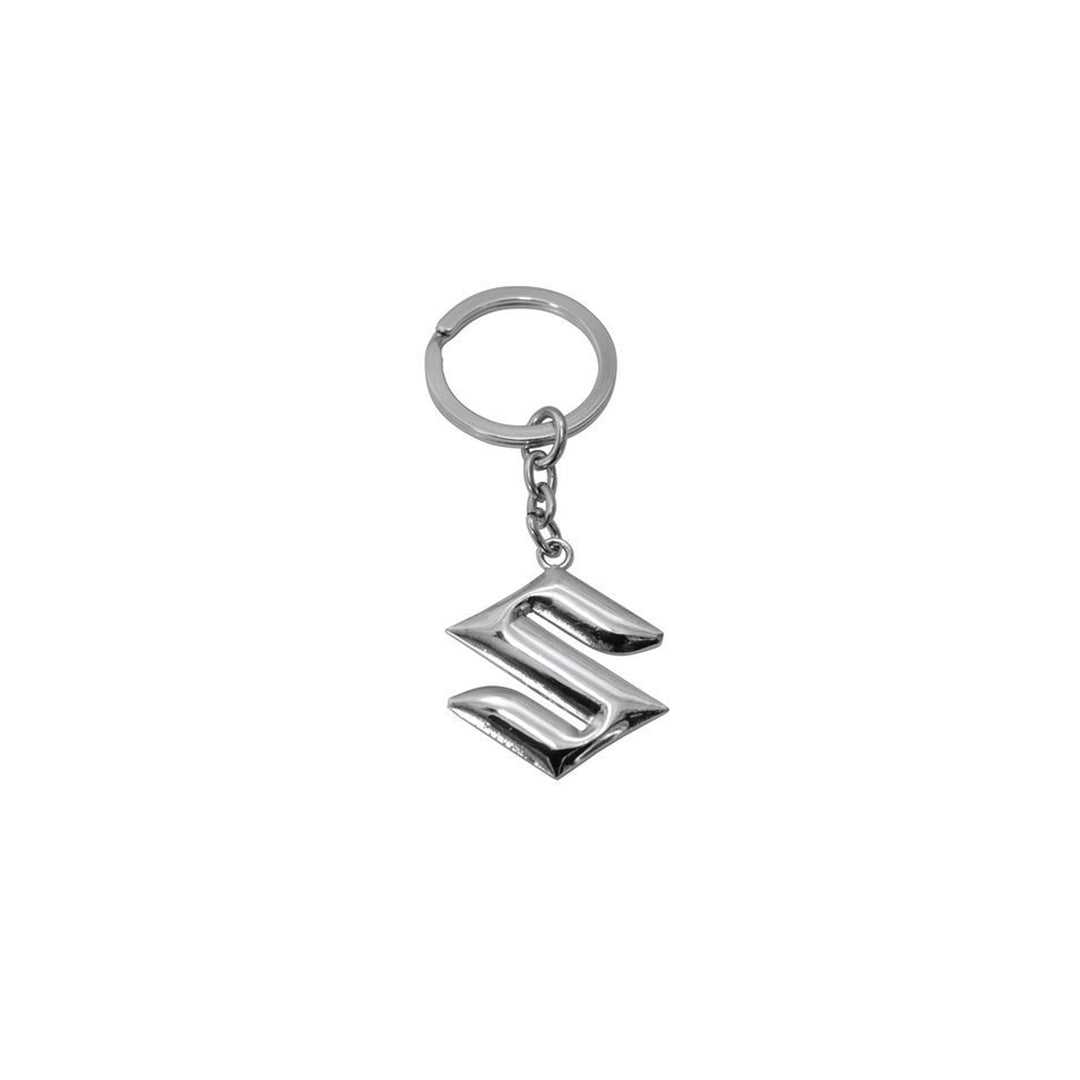 Car Key Chain Metal / Logo Type Suzuki Logo Full Chrome Poly Bag Pack (China)
