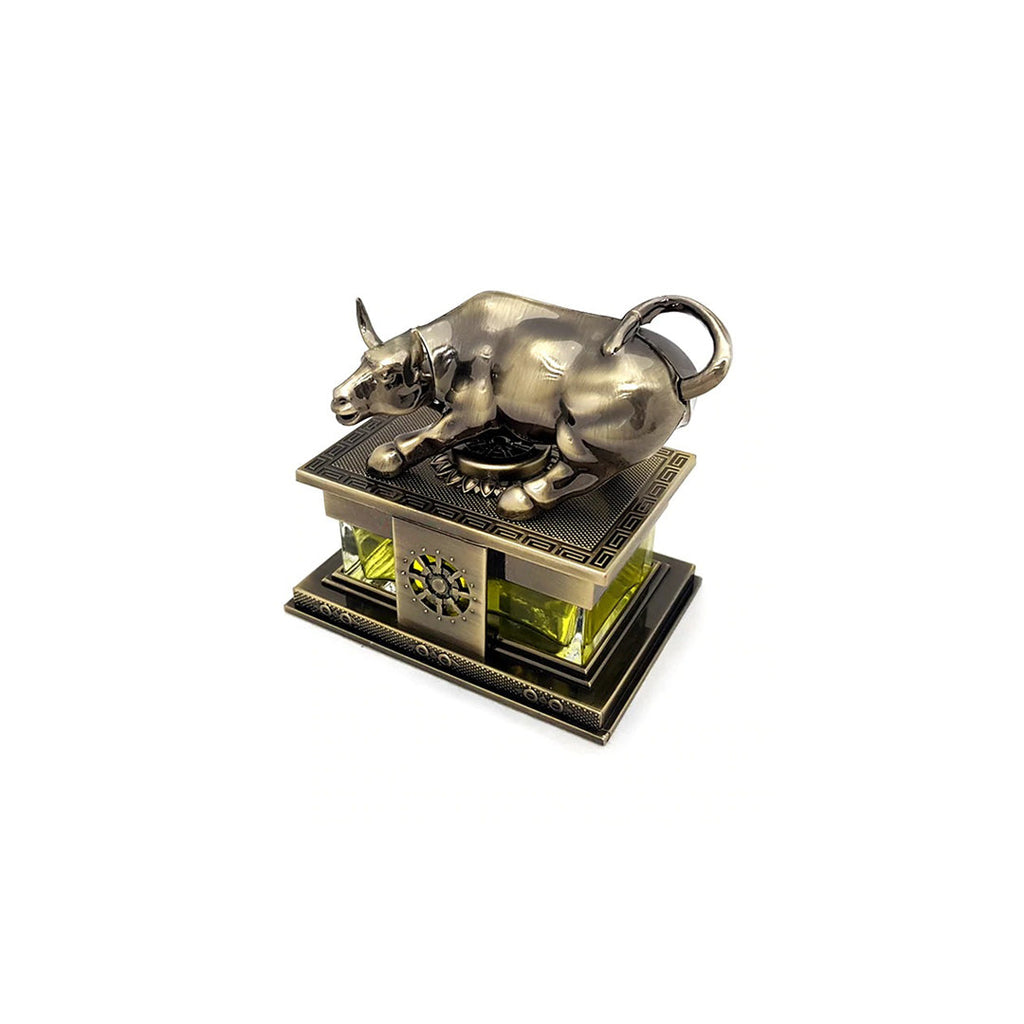 Car Perfume Glass Bottle / Bull Design Black Housing Charm Large Size Colour Box Pack Bushineco (China)