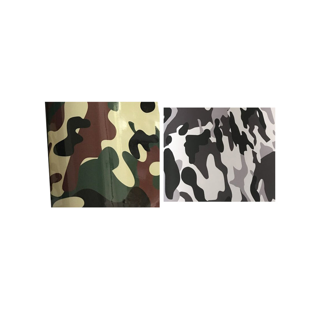 Automotive Self Adhesive Army Design Film Korealite For Car Body Clear 60" Width Per Sqft (China)