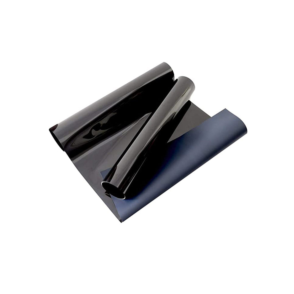 Automotive Self Adhesive 3 Layer Film Korealite For Roof Gloss Black Self Healing + Anti-Scratch 60" Width Per Sqft (China)