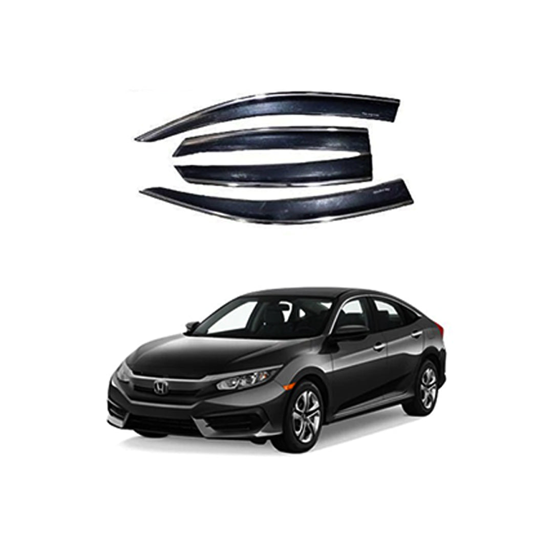 Air Press Txr Injection Type Mugen Design Ss Border Clip Fitting Honda Civic 2015 Colour Box Pack 04 Pcs/Pack Smoke (China)