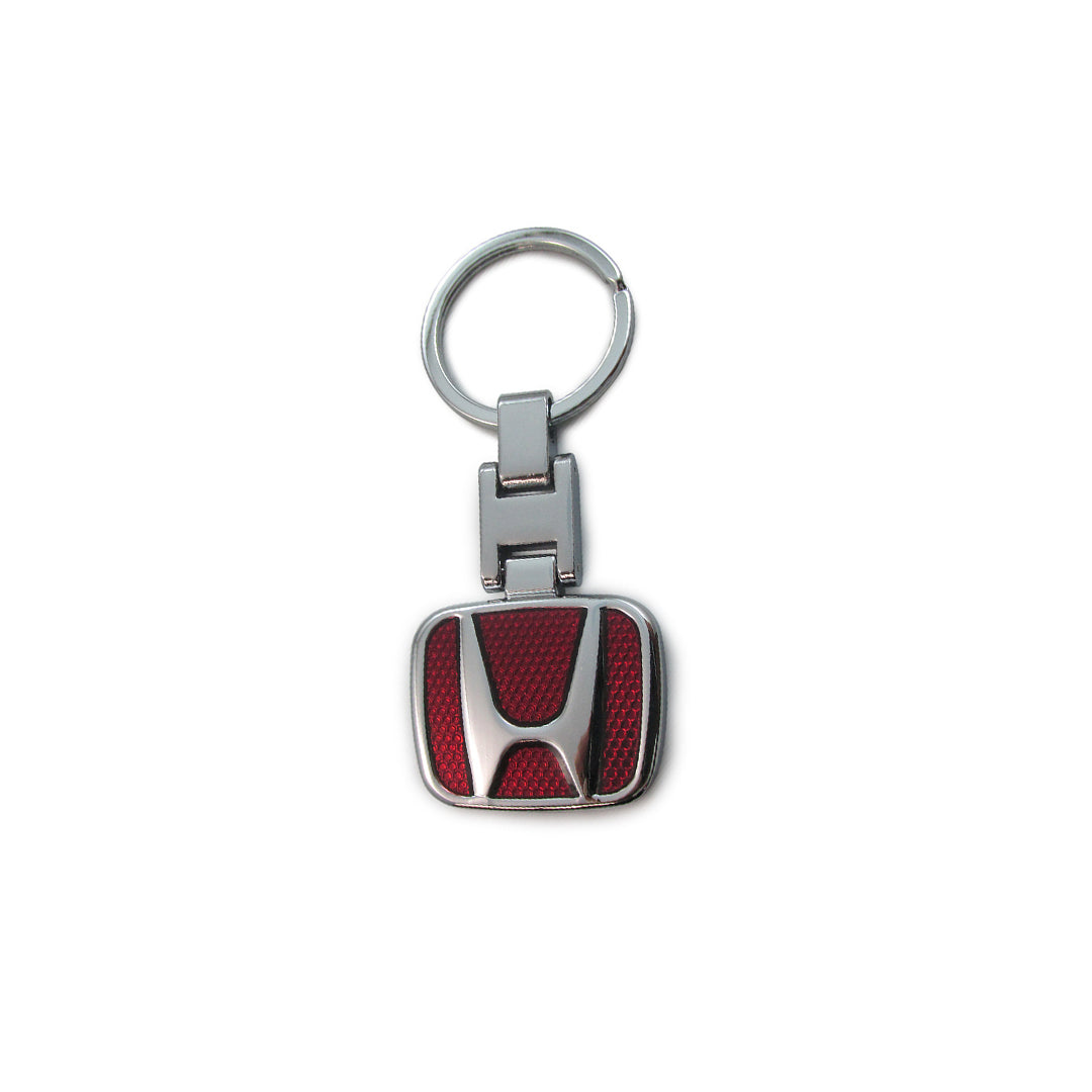 Car Key Chain Metal / Steering Wheel Type Honda Logo Full Chrome Poly Bag Pack (China)
