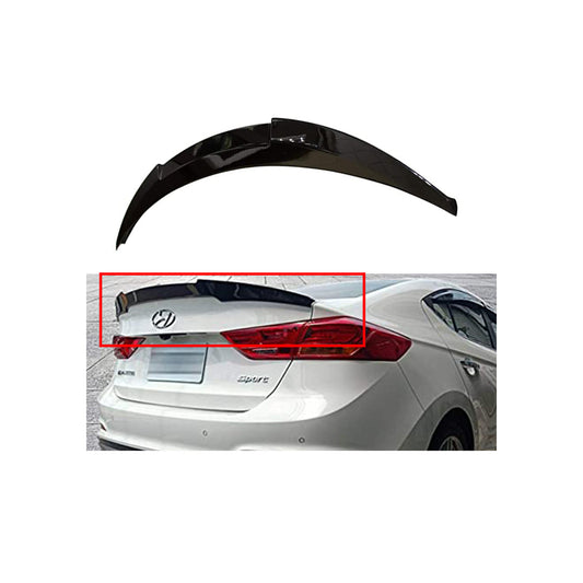 Car Spoiler Trunk Lip Type Hyundai Elantra 2021 Bow Style Plastic Material Tape Type Fitting  Small Size Not Painted (China)