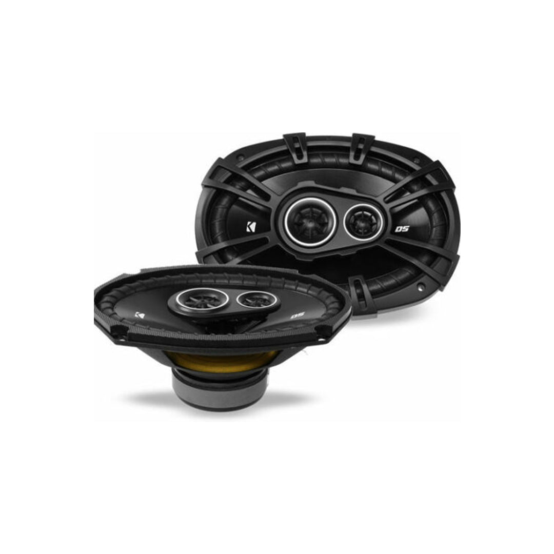 Car Speakers Jvc 6"*9" Oval Shape  3-Way Coaxial  600W Ogp Universal Fitting 02 Pcs/Set Black Cs-Dr693Hp