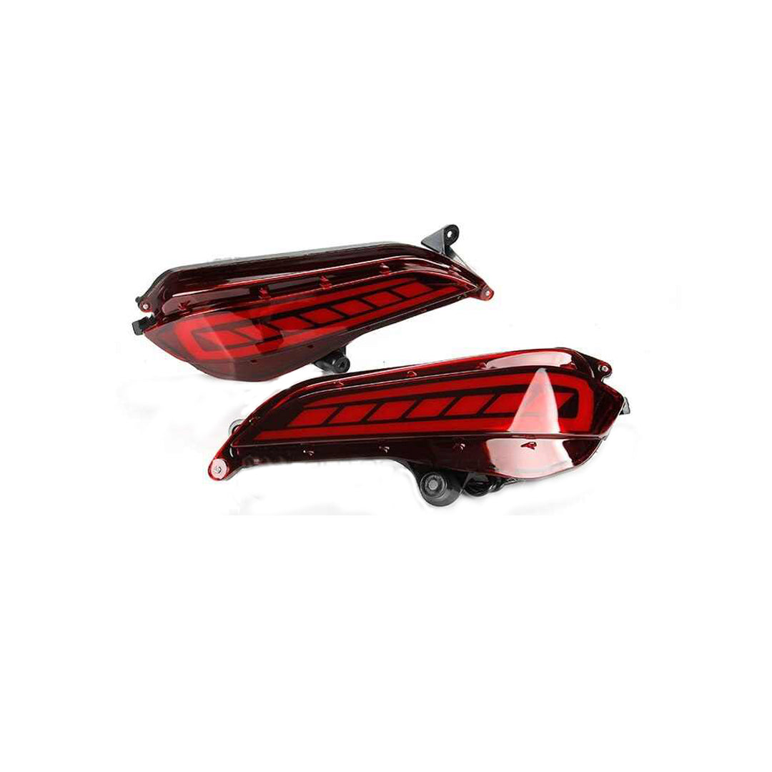 Car Rear Bumper Lamps Toyota Yaris 2020  Oem Fitting Benz Design Red Led 02 Pcs/Set Box Pack (China)