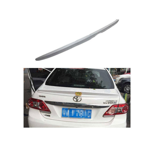 Car Spoiler Trunk Lip Type Toyota Corolla 2012 Bow Style Plastic Material Tape Type Fitting  Small Size Not Painted (China)