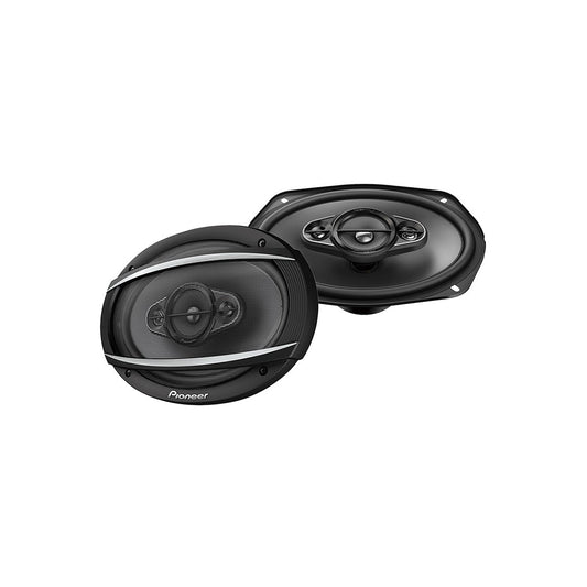 Car Speakers Pioneer 6"*9" Oval Shape  4-Way Coaxial  450W Chc Universal Fitting 02 Pcs/Set Black Ts 6904I-Kr