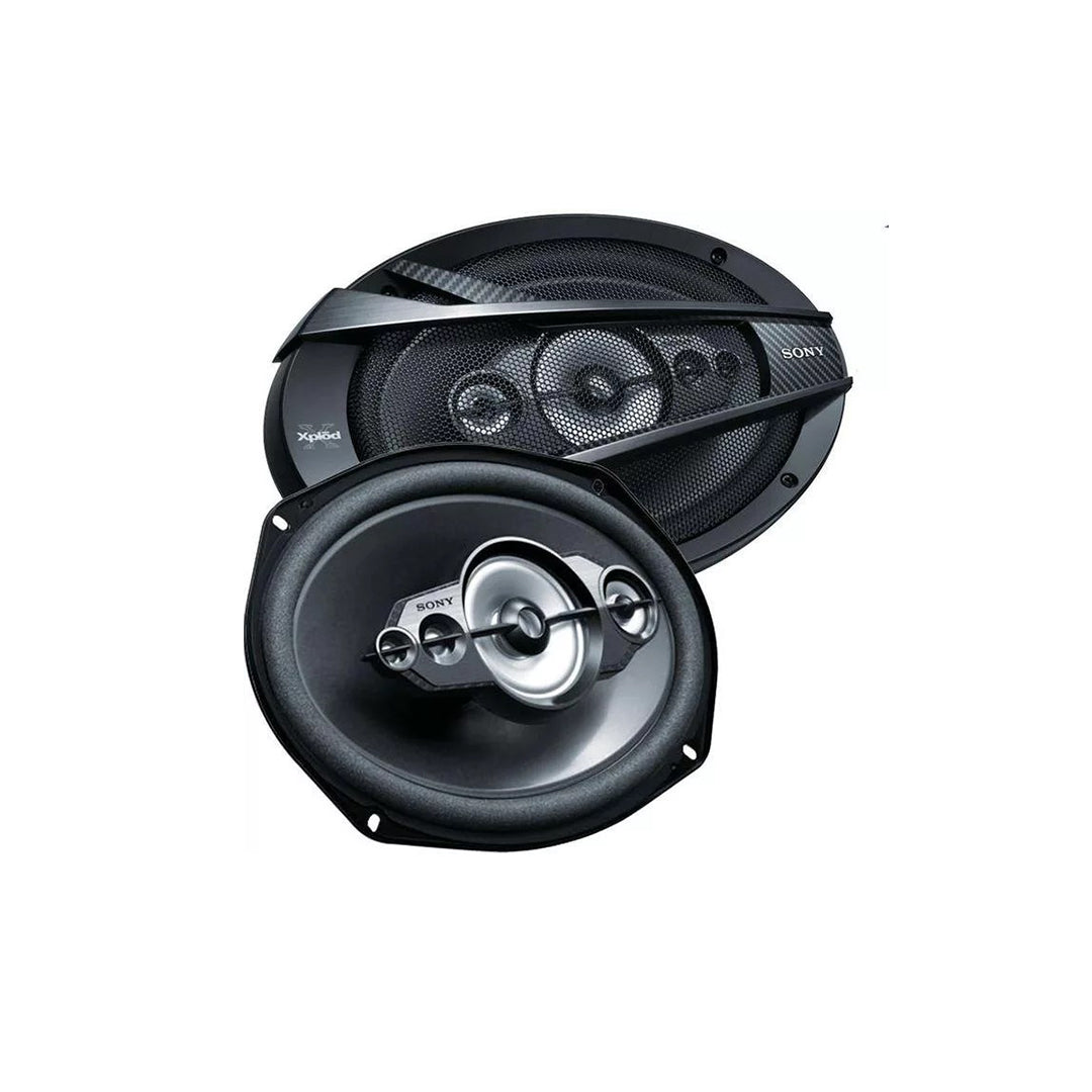 Car Speakers Xs 6"*9" Oval Shape  5-Way Coaxial  270W Chc Universal Fitting 02 Pcs/Set Black Xs- N6950