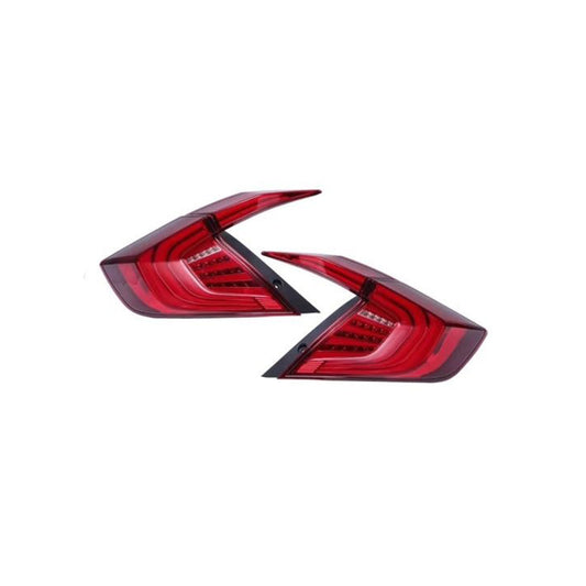 Projector Tail Lamps  Honda Civic 2018 Mercedes Benz S Class Design Red Lens Rear Right Side Parking + Running Function  (China)