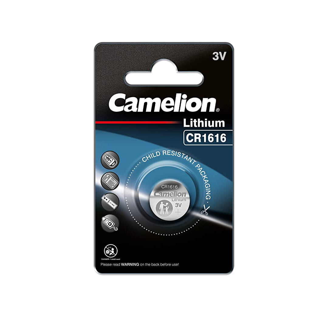 Spare Lithium Coin Battery Cell Camelion Cr1616 3V Per Piece 01 Pc/Pack