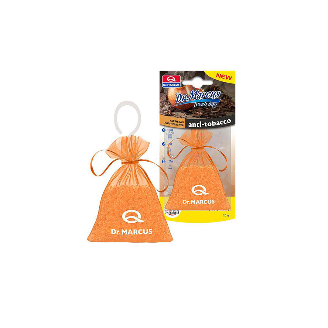 Car Perfume Hanging Bag Dr Marcus Orange Housing   20G Polybag With Insert Card Pack (Eu)