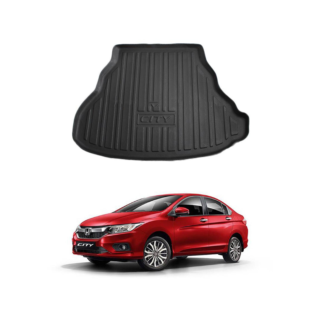 Car Trunk Mat Eva Material Honda City 2021 Black 01 Pc/Set (China)