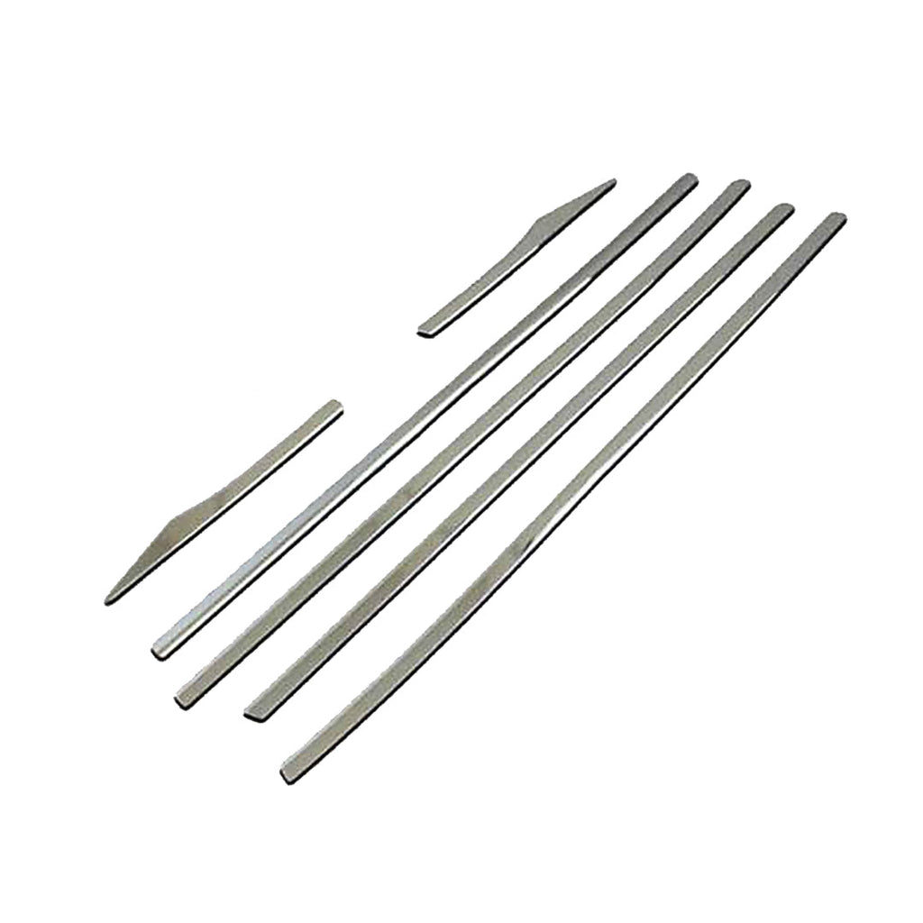 Chrome Weather Strips Tape Type Fitting Honda Civic 2016-2021 06 Pcs/Set