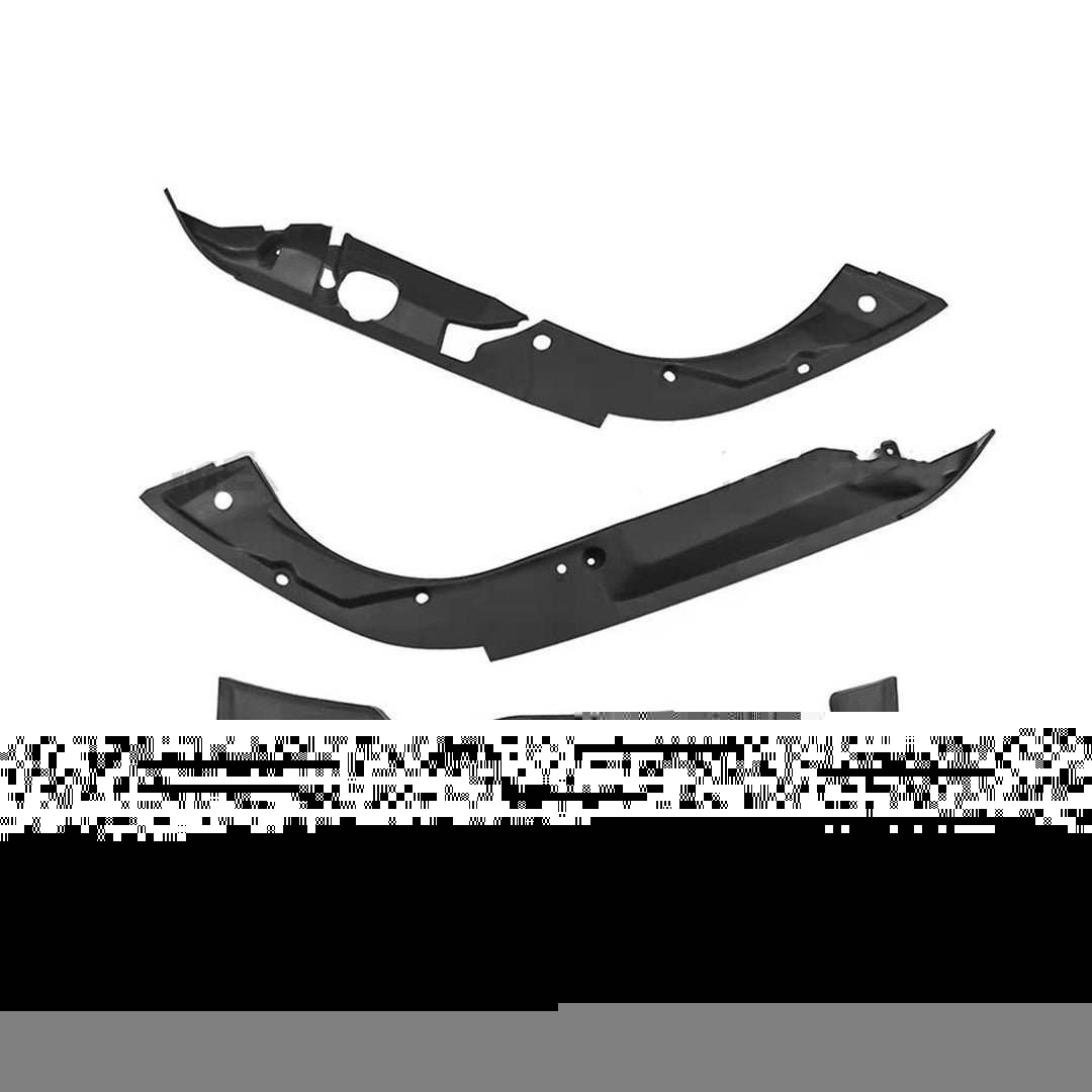 Car Engine / Fenders Insulator Oem Fitting Honda Civic 2022 Plastic Housing Black 02 Pcs/Set