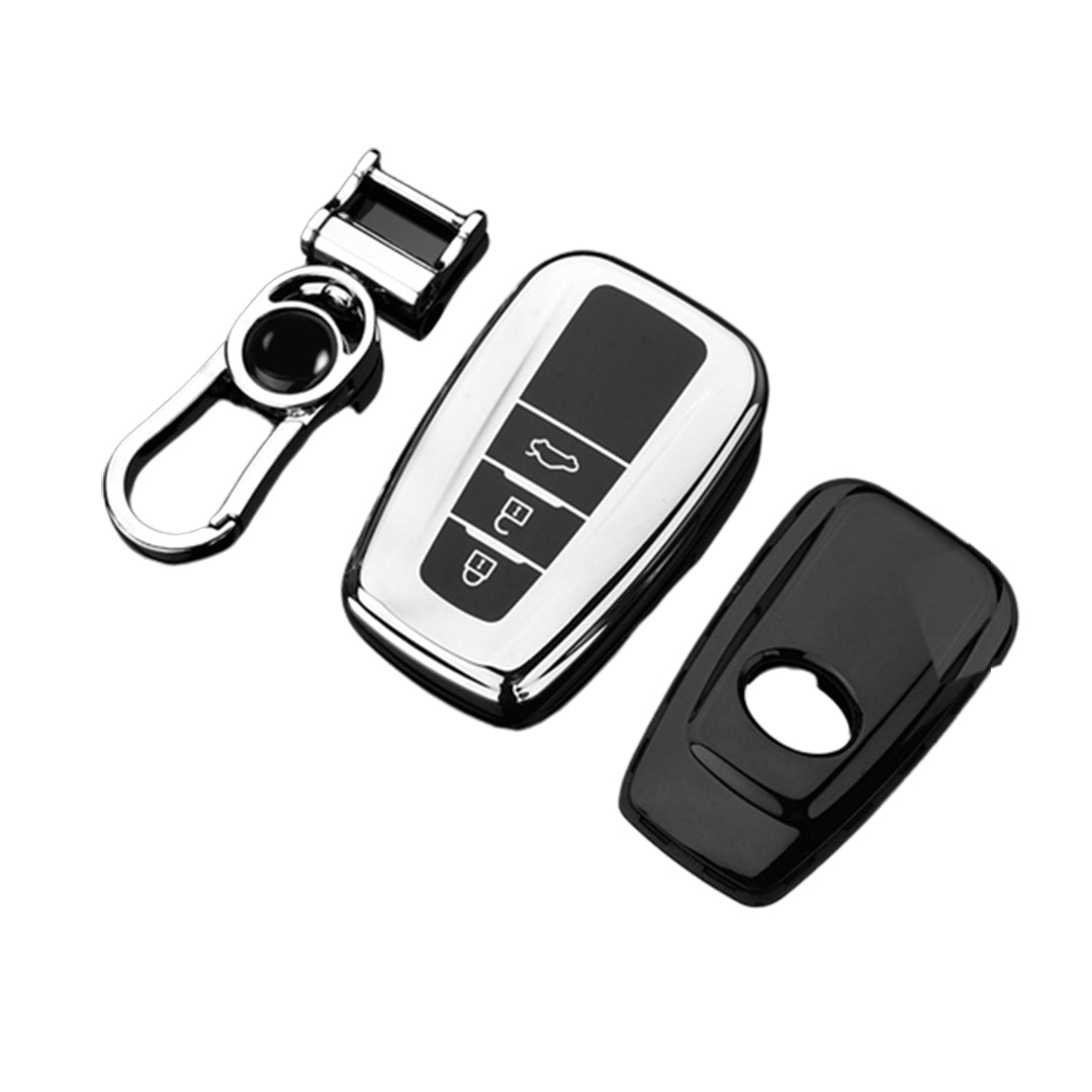 Car Remote Key Cover/Casing Tpu Silicone Type Toyota Chr 2017-2018 Without Logo Mix Colours Poly Bag Pack (China)