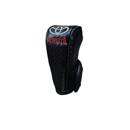 Gear Knob Cover Manual Gear Carbon Poly Bag Pack  Toyota Logo (China)