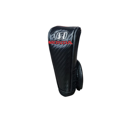 Gear Knob Cover Manual Gear Carbon Blister Pack Honda Logo (China)