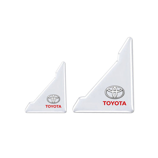 Car Door Anti-Scratch Guards Silicone Material  Toyota Logo 04 Pcs/Set Poly Bag Pack  Clear (China)