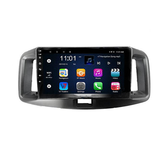 Car In Dash Touch Screen Android Panel Premier Tab Style Daihatsu Mira 9" B/C Mtk 1 Gb 16 Gb Ips Display  Gorilla Glass  Matt Black Navigation (China)