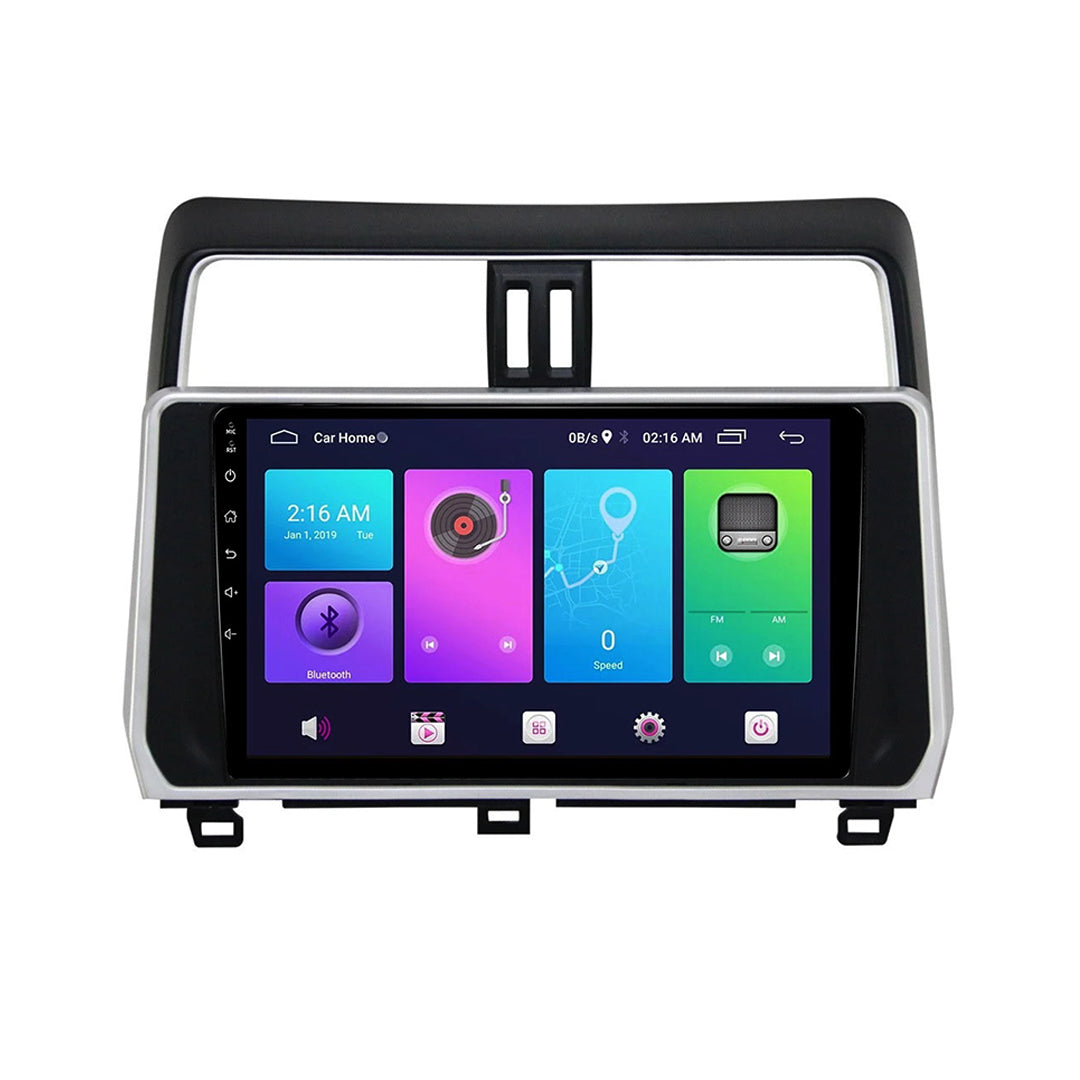 Car In Dash Touch Screen Android Panel Click Tab Style Toyota Prado 2018 10" B/C Mtk 1 Gb 16 Gb Ips Display Gorilla Glass Matt Black Navigation (China)