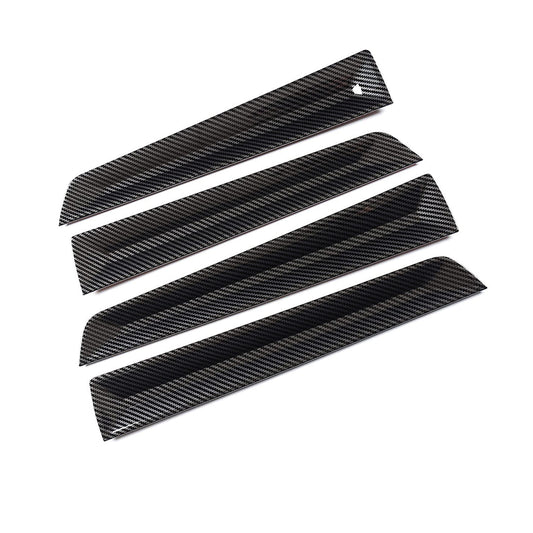 Chrome Inner Door Trim  Plastic Tape Type Fitting Honda Civic 2022 Black/Carbon 04 Pcs/Set (China)