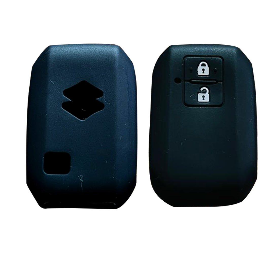 Car Remote Key Cover/Casing Silicone Black Type Suzuki Swift 2022 Suzuki Logo Black Poly Bag Pack  (China)