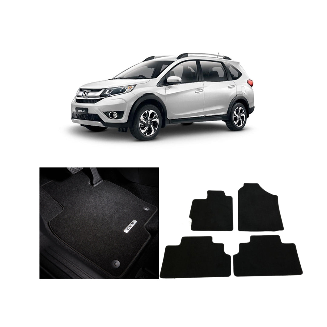 Car Floor Mat Premium Carpet Material Oem Fitting Honda Brv 2018 04 Pcs/Set Beige Poly Bag Pack 182-Brv (China)