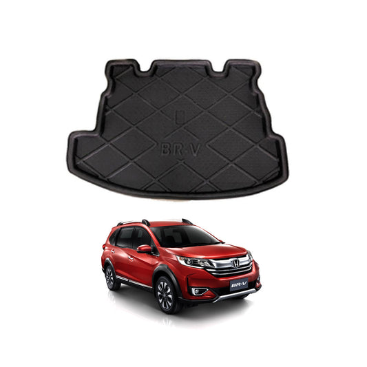 Car Trunk Mat Eva Material  Honda Brv 2018-2021 Black  Brv Logo 01 Pc/Set (China)