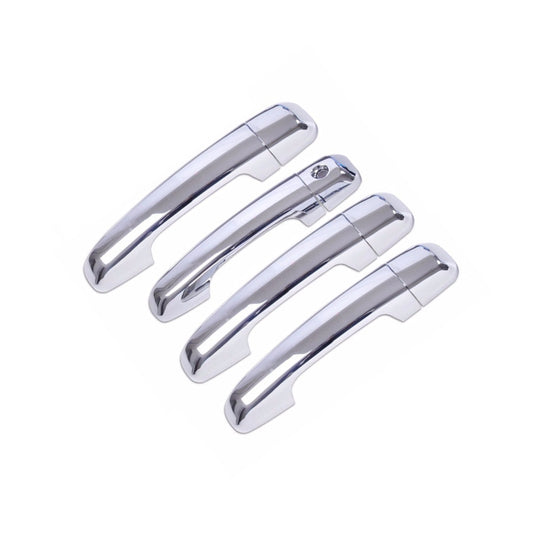 Chrome Handle Covers Full Plastic Tape Type Fitting Toyota Prado 2018 Chrome 08 Pcs/Set (China)