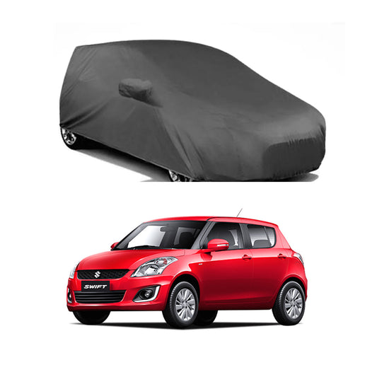 Car Anti-Scratch / Dust Proof / All Weather Proof Top Cover Pvc Material   Swift/Vitz Size Grey Standard Quality Zipper Bag Pack Fy-06(Sv) (China)