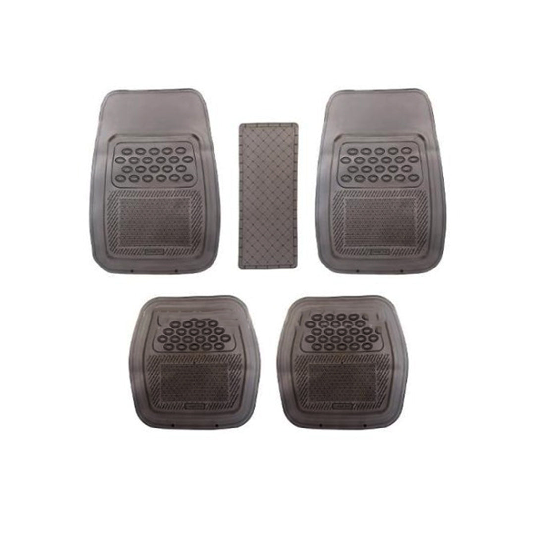Car Floor Mat Pvc Material Universal Fitting Smoke Pvc 05 Pcs/Set Poly Bag Pack Yamashiro Ads-951 (China)