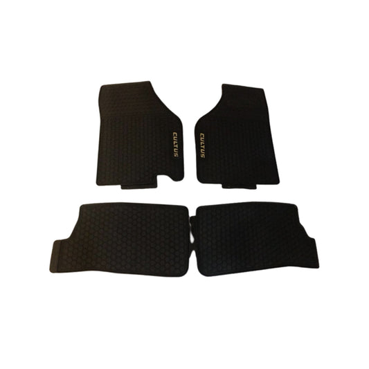 Car Floor Mat Silicone / Latex Material Oem Fitting Suzuki Cultus 2020 Black Suzuki 04 Pcs/Set Poly Bag Pack  (China)