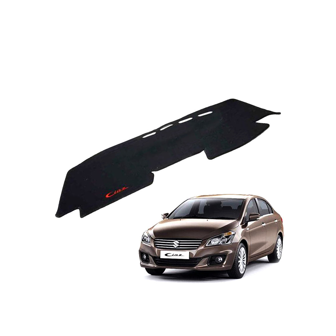 Dashboard Mat Carpet Type Suzuki  Ciaz 2018 Black Black Border Poly Bag Pack  (China) Executive Quality