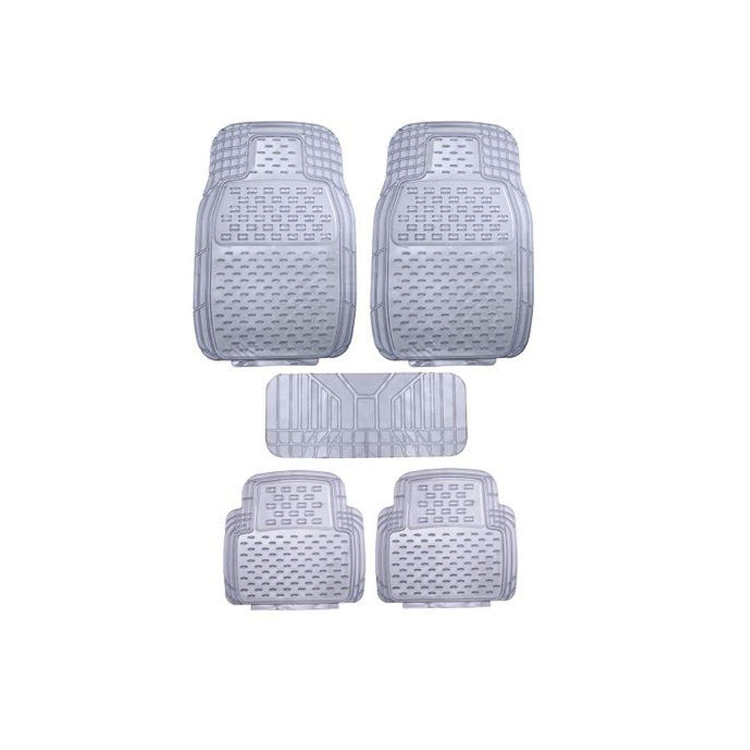 Car Floor Mat Pvc Material Universal Fitting Standard Quality Grey Pvc 05 Pcs/Set Poly Bag Pack Ys-789 (China)
