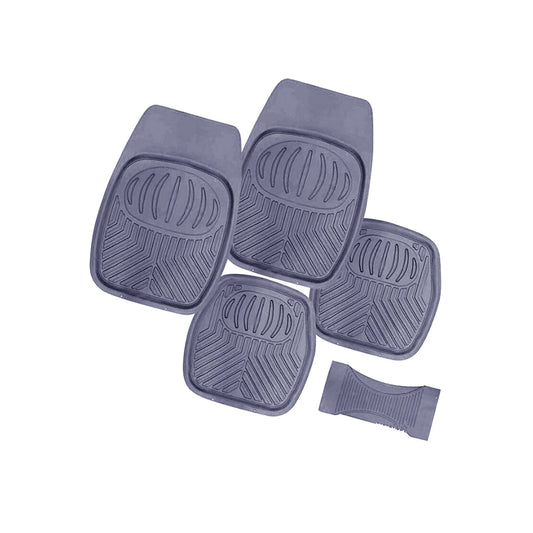 Car Floor Mat Pvc Material Universal Fitting   Grey Pvc 05 Pcs/Set Poly Bag Pack  Fy-506 (China)