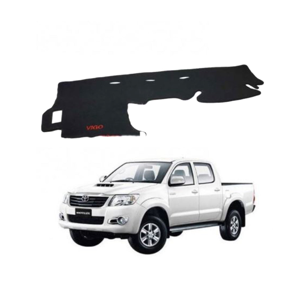 Dashboard Mat Carpet Type Toyota Vigo 2005 Black Black Border Poly Bag Pack  (China) Executive Quality