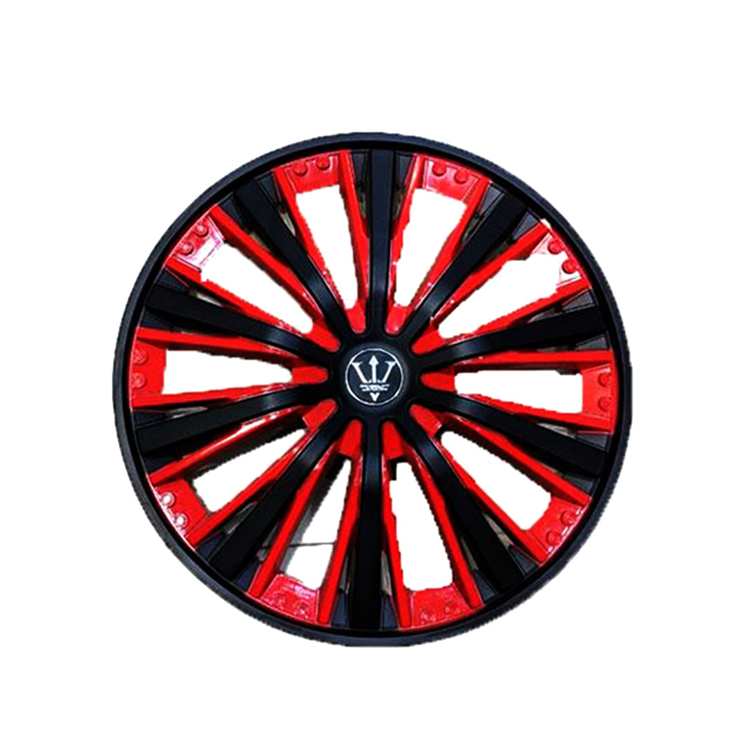 Car Wheel Covers After Market Design 13" Black/Red Colour Box Pack Wm2Ird13 (Taiwan)