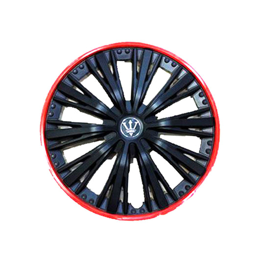 Car Wheel Covers After Market Design 13" Black/Red Colour Box Pack Wk21Rd13 (Taiwan)