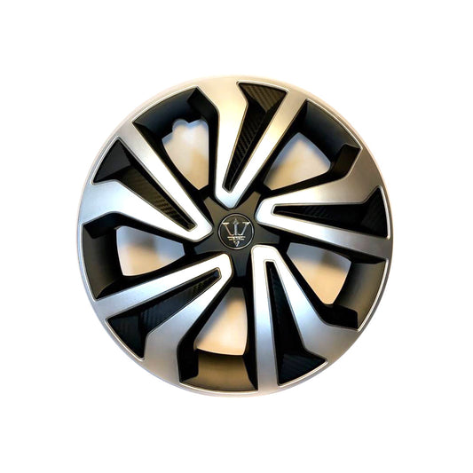 Car Wheel Covers After Market Design 15" Silver/Carbon Black Colour Box Pack Wx11Sl15 (Taiwan)