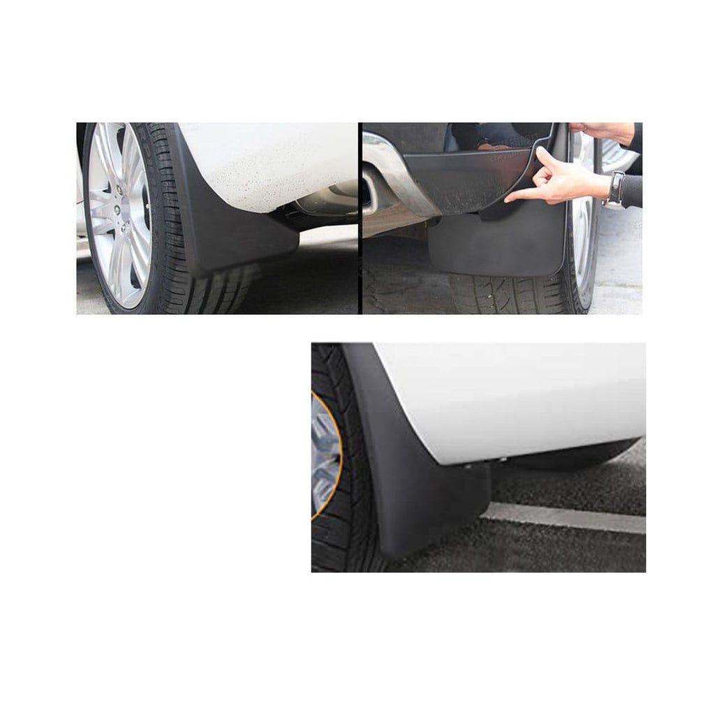 Car Mudflaps Yaris 2020 Toyota Black 04 Pcs/Set Colour Box Pack (Pakistan)