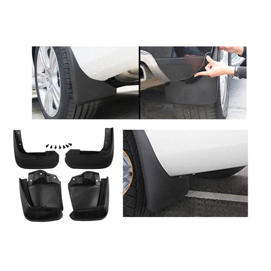 Car Mudflaps Honda Civic 2015 Black 04 Pcs/Set Colour Box Pack (Pakistan)