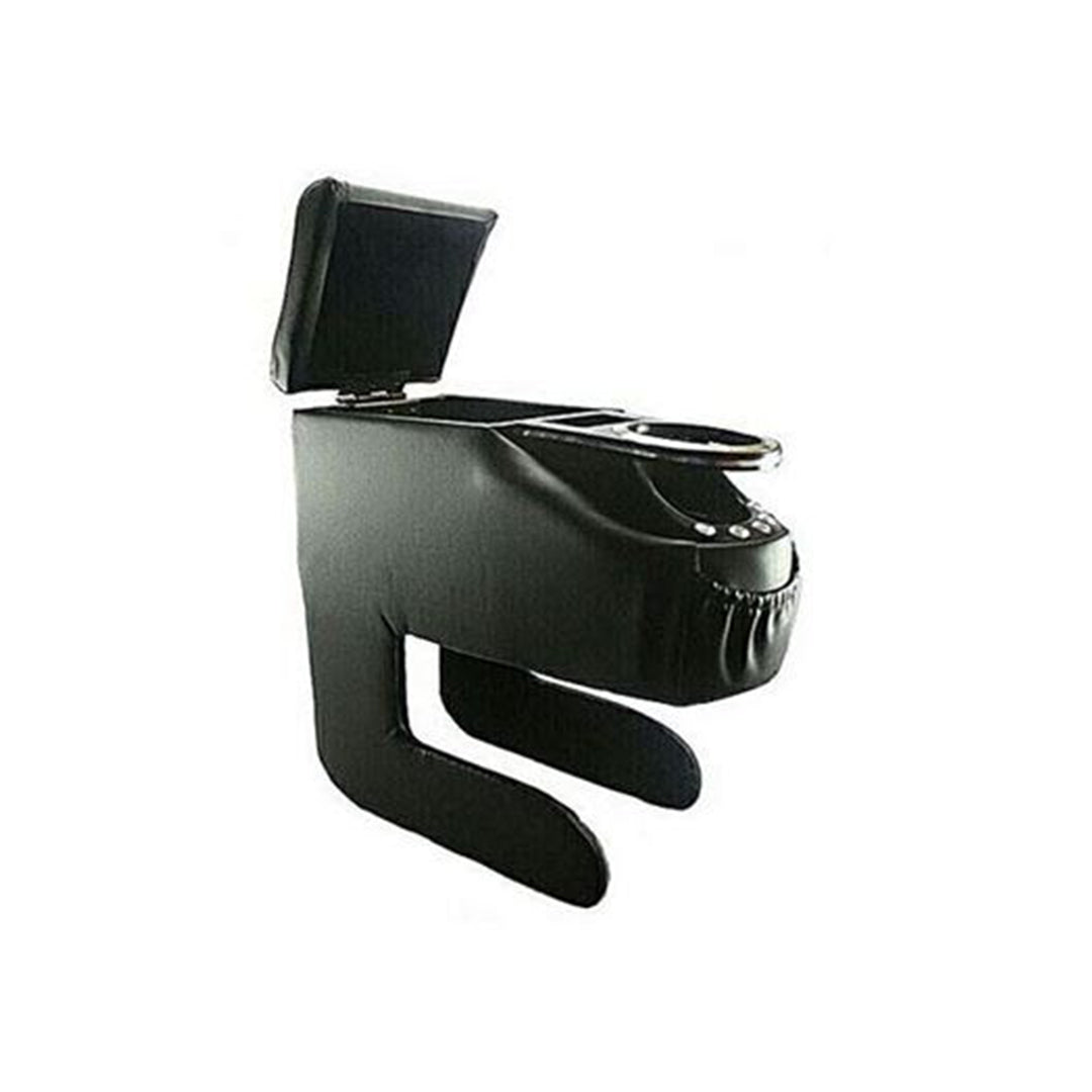 Car Arm Rest Console Leather Design Universal Fitting Black  Pvc Bag Pack Fy-4500 (China)