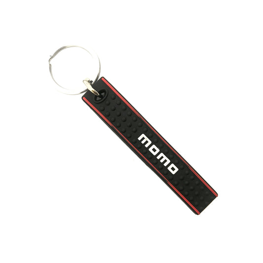 Car Key Chain Silicone Type Momo Logo Square Shape Black Poly Bag Pack  (China)